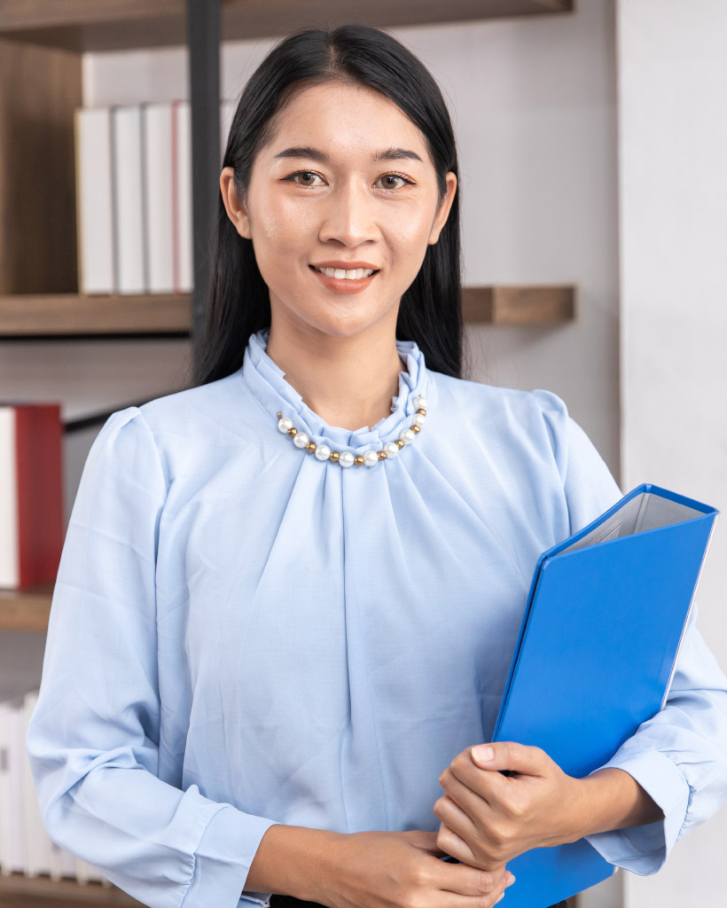 asian business female women adult employee for acc 8FX4BQU