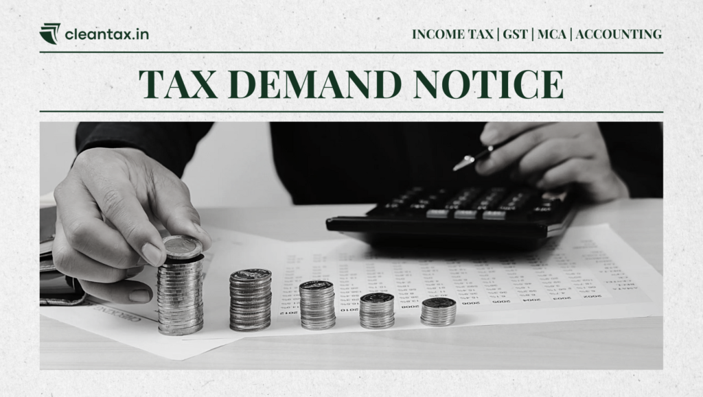 Tax Demand Notice